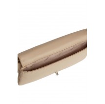 CALVIN KLEIN JEANS RE-LOCK DOUBLE GUSETTE ΤΣΑΝΤΑ ΓΥΝΑΙΚΕΙΑ BEIGE
