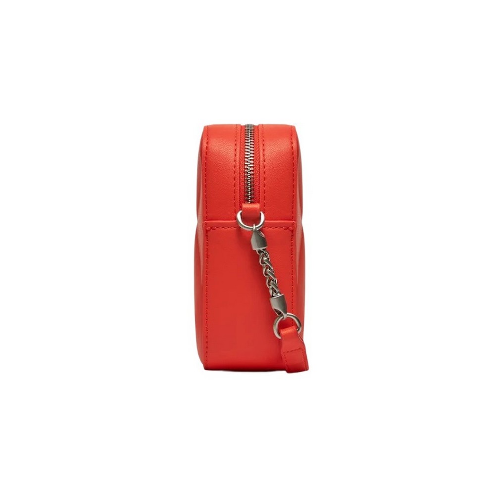 CALVIN KLEIN JEANS RE-LOCK QUILT CAMERA BAG ΤΣΑΝΤΑ ΓΥΝΑΙΚΕΙΑ ORANGE