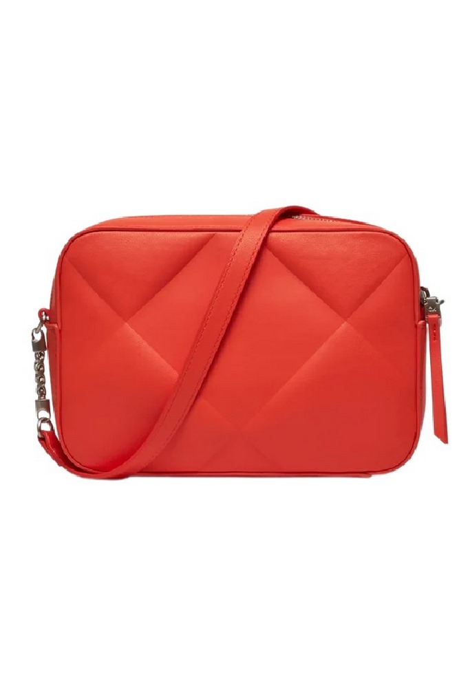 CALVIN KLEIN JEANS RE-LOCK QUILT CAMERA BAG ΤΣΑΝΤΑ ΓΥΝΑΙΚΕΙΑ ORANGE