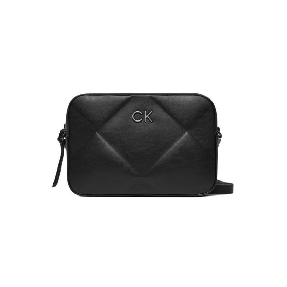 CALVIN KLEIN JEANS RE-LOCK QUILT CAMERA BAG ΤΣΑΝΤΑ ΓΥΝΑΙΚΕΙΑ BLACK/BLACK