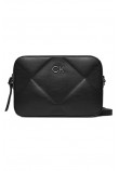 CALVIN KLEIN JEANS RE-LOCK QUILT CAMERA BAG ΤΣΑΝΤΑ ΓΥΝΑΙΚΕΙΑ BLACK/BLACK