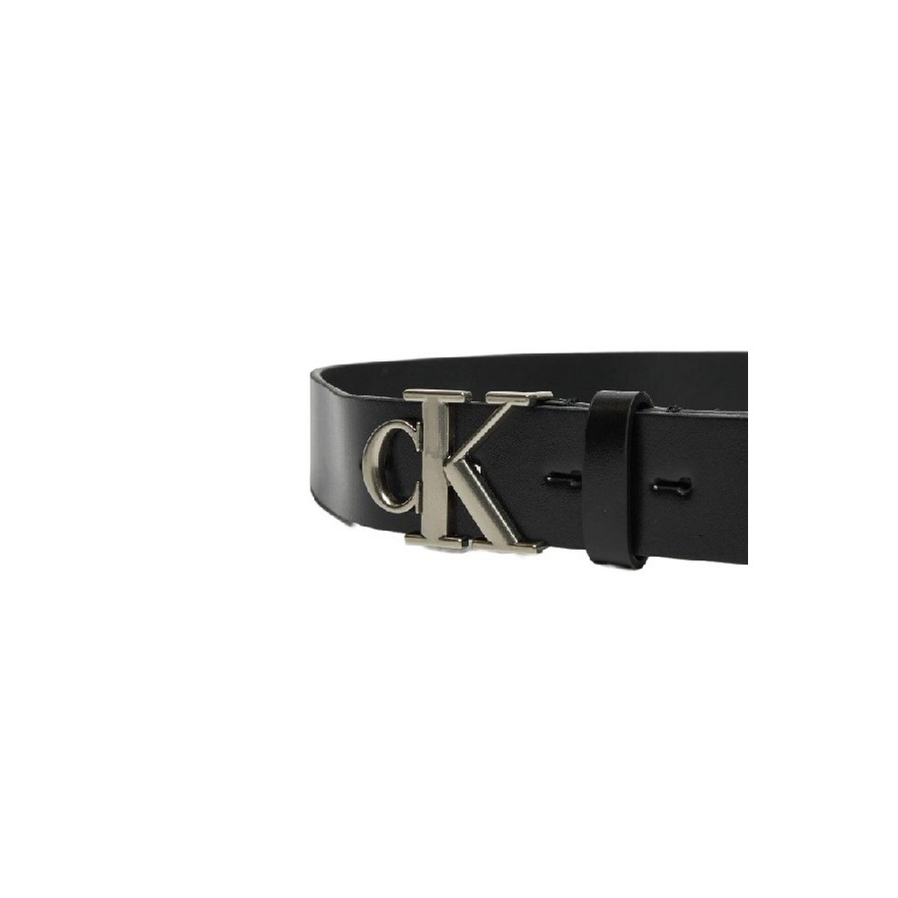 CALVIN KLEIN JEANS MONO PLAQUE LTHR BELT 30MM ΖΩΝΗ ΓΥΝΑΙΚΕΙΑ BLACK