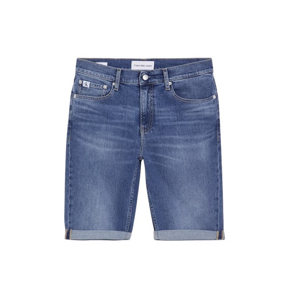 CALVIN KLEIN JEANS SLIM SHORT ΒΕΡΜΟΥΔΑ ΑΝΔΡΙΚΗ BLUΕ DENIM