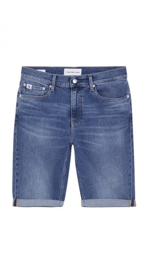 CALVIN KLEIN JEANS SLIM SHORT ΒΕΡΜΟΥΔΑ ΑΝΔΡΙΚΗ BLUΕ DENIM