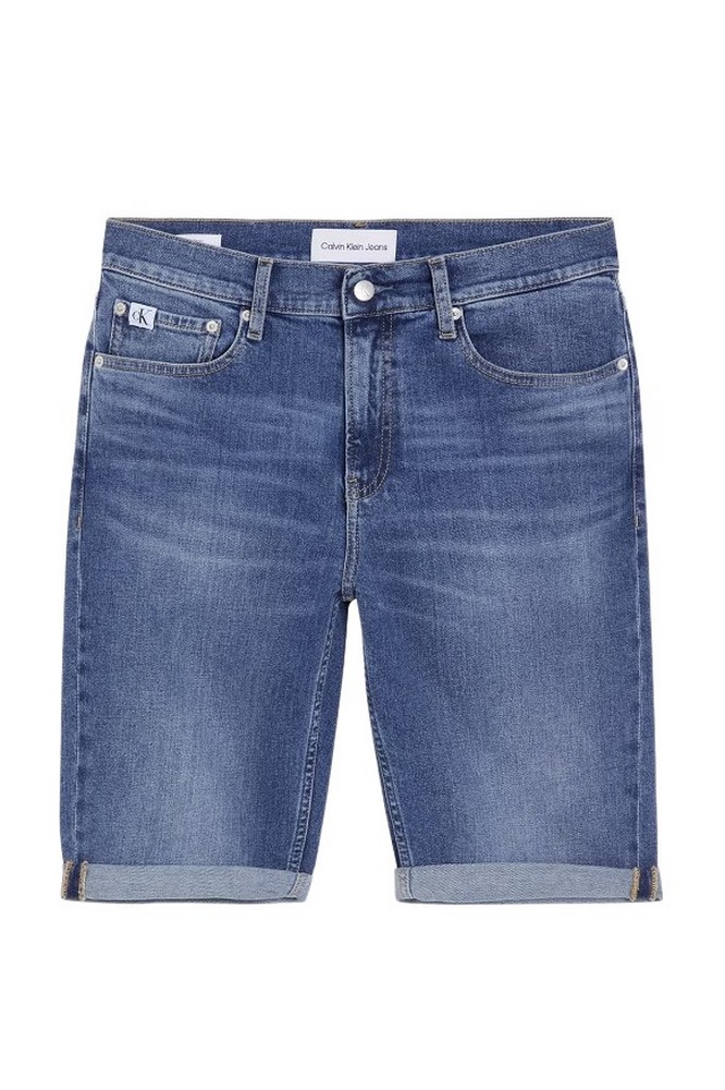 CALVIN KLEIN JEANS SLIM SHORT ΒΕΡΜΟΥΔΑ ΑΝΔΡΙΚΗ BLUΕ DENIM