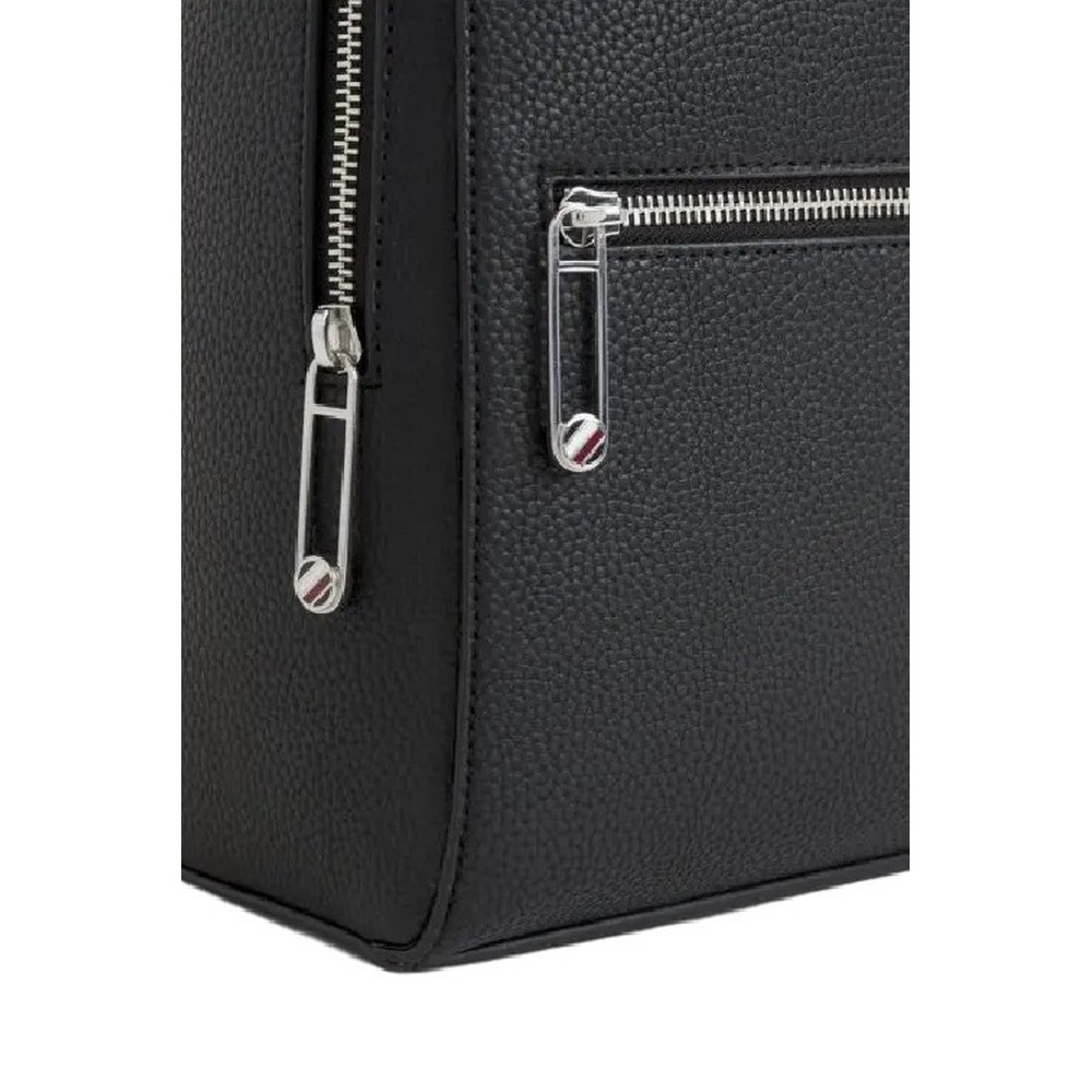 TOMMY HILFIGER TH EMBLEM BACKPACK ΤΣΑΝΤΑ ΓΥΝΑΙΚΕΙΑ BLACK