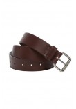 GJ HAMMERED LEATHER BELT ΖΩΝΗ ΑΝΔΡΙΚΗ UNISEX BROWN