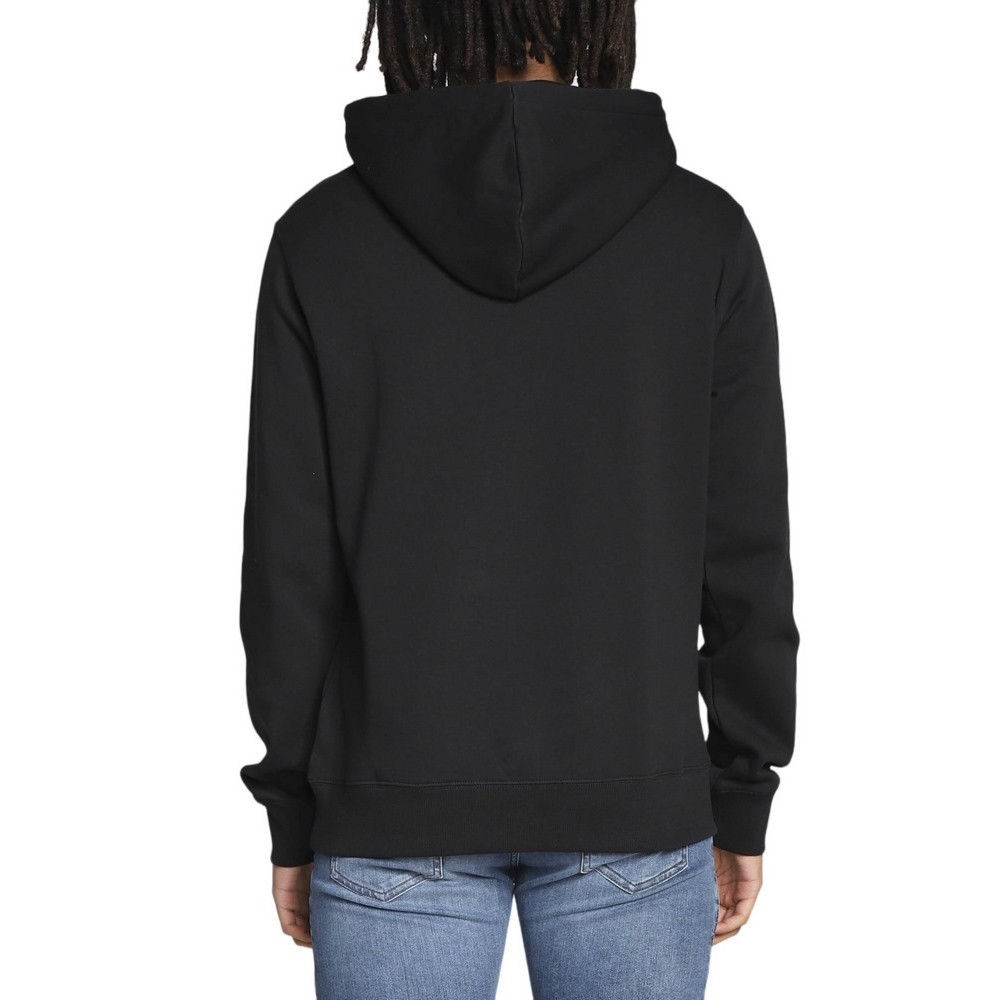 CALVIN KLEIN JEANS SEASONAL MONOGRAM REGULAR HOODIE ΜΠΛΟΥΖΑ ΦΟΥΤΕΡ ΑΝΔΡΙΚΗ CK BLACK