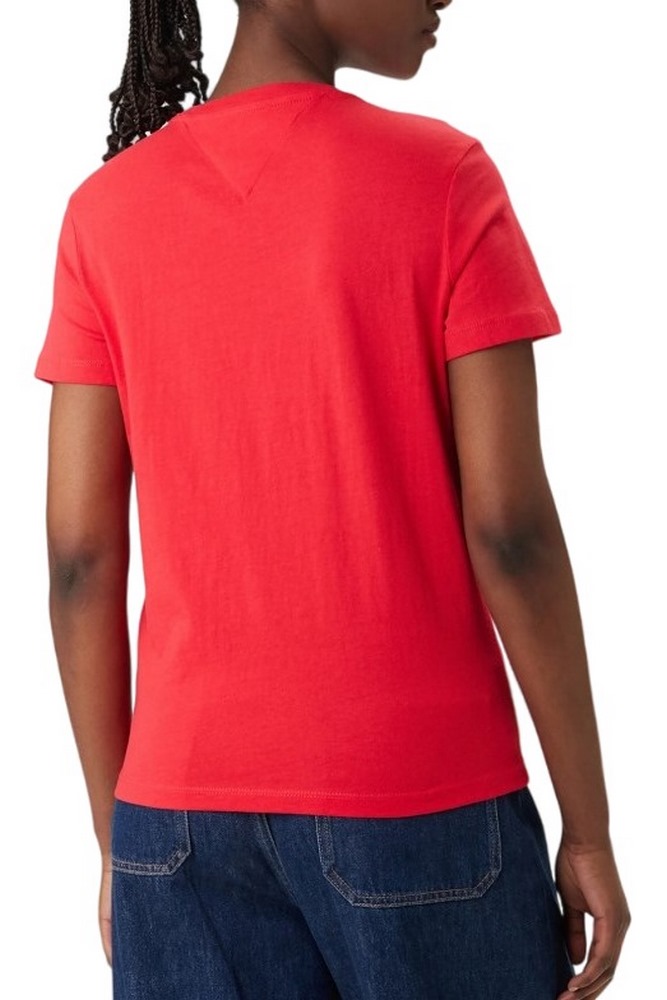 TOMMY JEANS REG ESSENTIAL LOGO 2 TEE EXT T-SHIRT ΜΠΛΟΥΖΑ ΓΥΝΑΙΚΕΙΑ RED ALERT