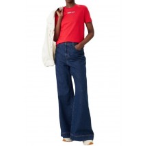 TOMMY JEANS REG ESSENTIAL LOGO 2 TEE EXT T-SHIRT ΜΠΛΟΥΖΑ ΓΥΝΑΙΚΕΙΑ RED ALERT