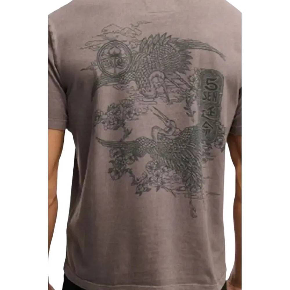 SUPERDRY D2 OVIN TOKYO NARRATIVE LOOSE T-SHIRT ΜΠΛΟΥΖΑ ΑΝΔΡΙΚΗ DARK GREY