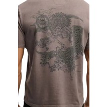 SUPERDRY D2 OVIN TOKYO NARRATIVE LOOSE T-SHIRT ΜΠΛΟΥΖΑ ΑΝΔΡΙΚΗ DARK GREY