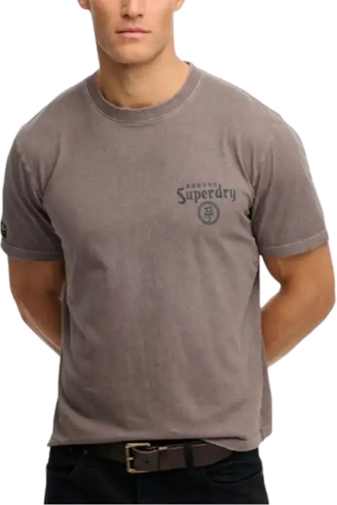 SUPERDRY D2 OVIN TOKYO NARRATIVE LOOSE T-SHIRT ΜΠΛΟΥΖΑ ΑΝΔΡΙΚΗ DARK GREY