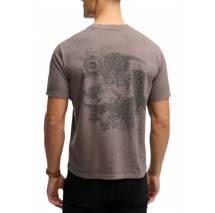 SUPERDRY D2 OVIN TOKYO NARRATIVE LOOSE T-SHIRT ΜΠΛΟΥΖΑ ΑΝΔΡΙΚΗ DARK GREY
