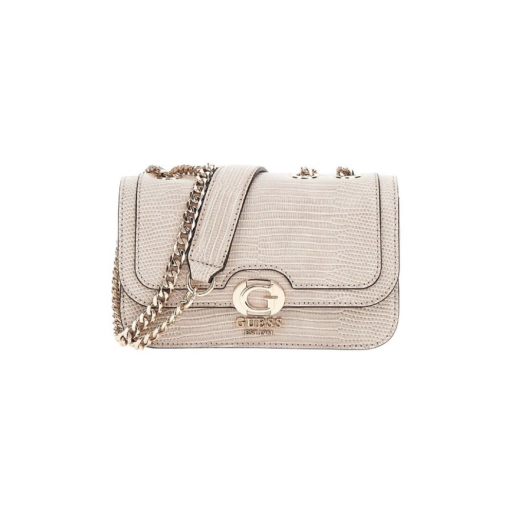 GUESS ORLINA MINI CNVRTBL XBDY FLAP ΤΣΑΝΤΑ ΓΥΝΑΙΚΕΙΑ TAUPE