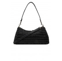 CALVIN KLEIN ROUCHED SHOULDER BAG ΤΣΑΝΤΑ ΓΥΝΑΙΚΕΙΑ BLACK