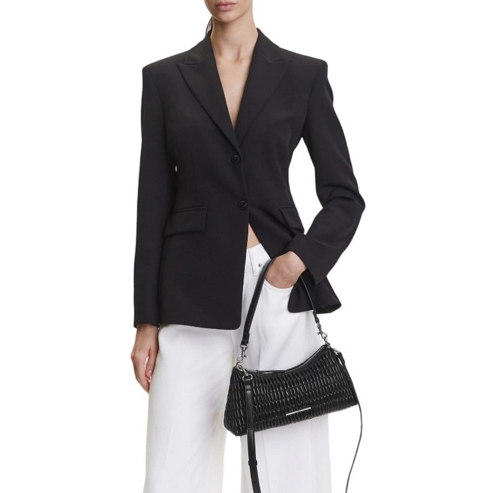 CALVIN KLEIN ROUCHED SHOULDER BAG ΤΣΑΝΤΑ ΓΥΝΑΙΚΕΙΑ BLACK