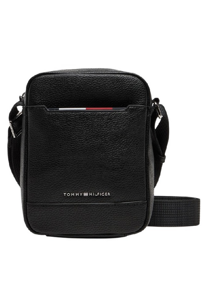TOMMY HILFIGER CENTRAL MINI REPORTER ΤΣΑΝΤΑ ΑΝΔΡΙΚΗ BLACK