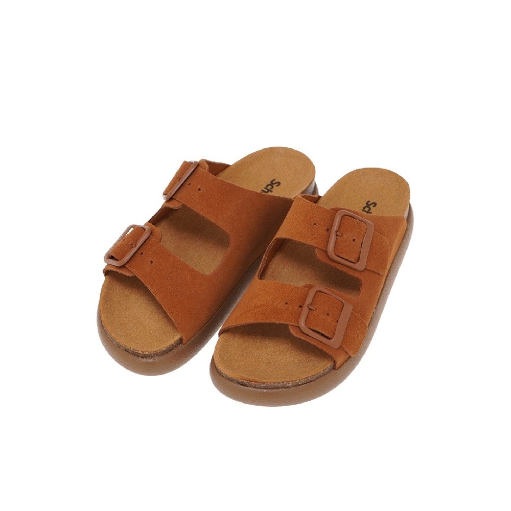 SCHOLL NOELLE CHUNKY SUEDE F311341170 ΠΑΝΤΟΦΛΑ ΓΥΝΑΙΚΕΙΑ BRANDY