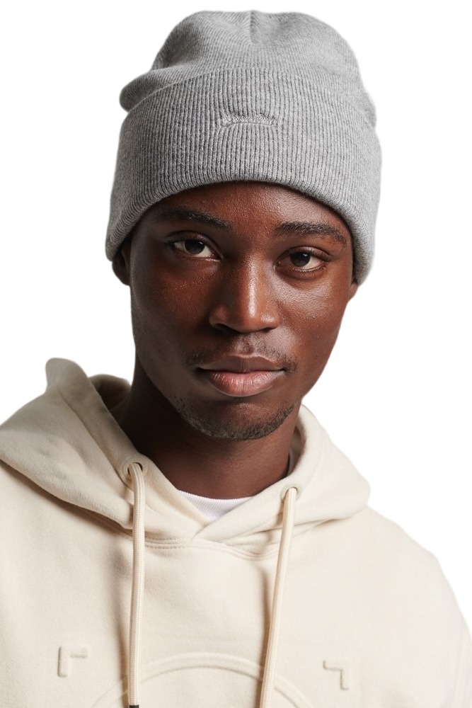 ΣΚΟΥΦΟΣ D1 VINTAGE CLASSIC BEANIE ΓΥΝΑΙΚΕΙΟΣ SUPERDRY GREY