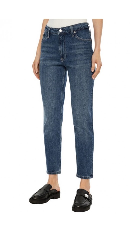 CALVIN KLEIN JEANS MOM JEAN ΠΑΝΤΕΛΟΝΙ ΓΥΝΑΙΚΕΙΟ DENIM DARK