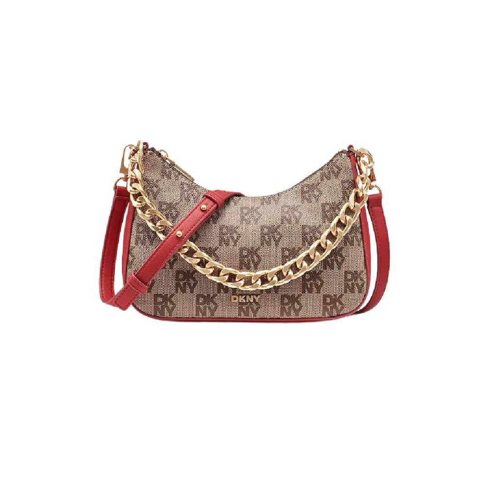 DKNY JENNA CROSS BODY HANDBAG R53E6I10 ΤΣΑΝΥΤΑ ΓΥΝΑΙΚΕΙΑ RED