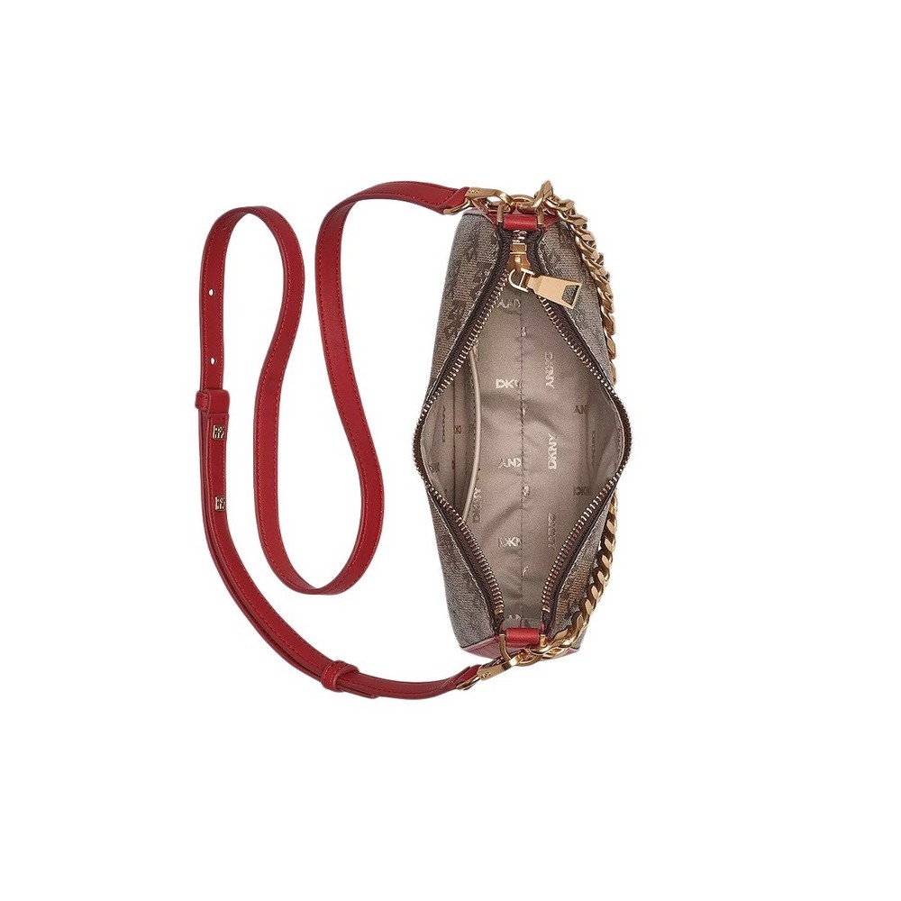DKNY JENNA CROSS BODY HANDBAG R53E6I10 ΤΣΑΝΥΤΑ ΓΥΝΑΙΚΕΙΑ RED