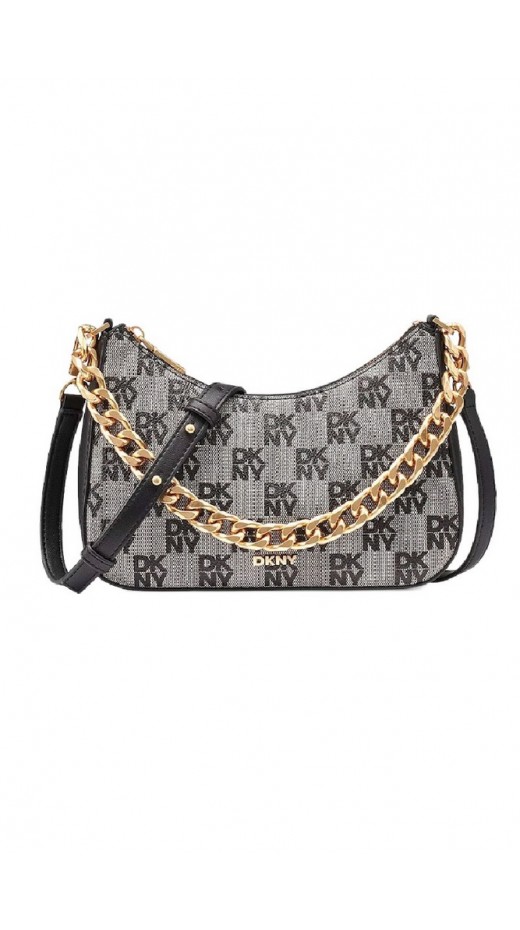 DKNY JENNA CROSS BODY HANDBAG R53E6I10 ΤΣΑΝΥΤΑ ΓΥΝΑΙΚΕΙΑ BLACK