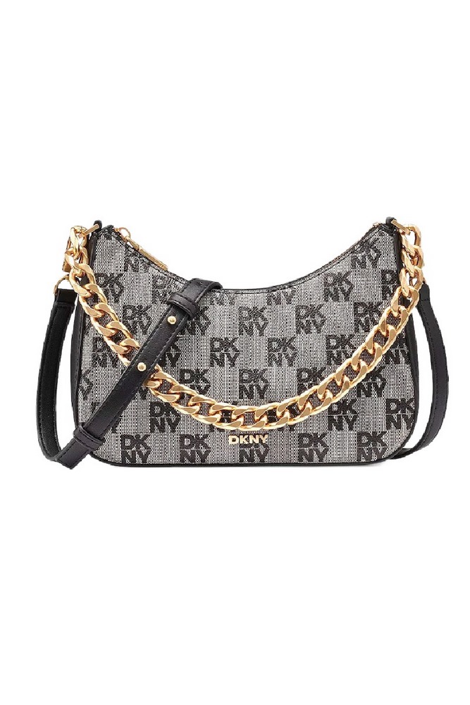 DKNY JENNA CROSS BODY HANDBAG R53E6I10 ΤΣΑΝΥΤΑ ΓΥΝΑΙΚΕΙΑ BLACK