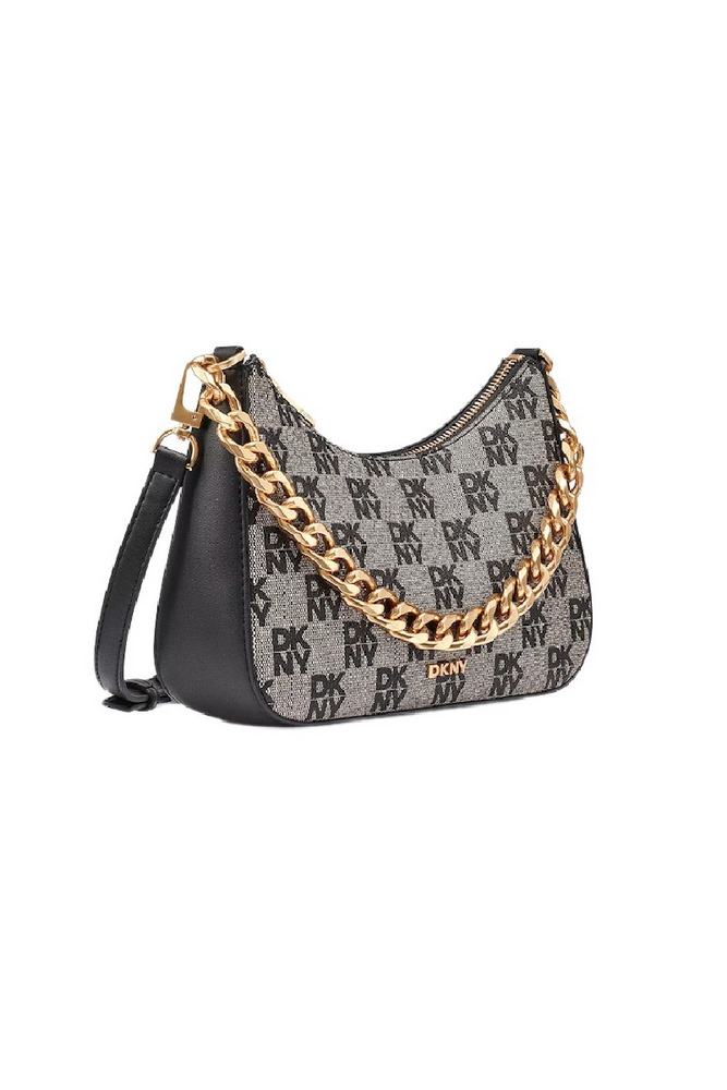 DKNY JENNA CROSS BODY HANDBAG R53E6I10 ΤΣΑΝΥΤΑ ΓΥΝΑΙΚΕΙΑ BLACK