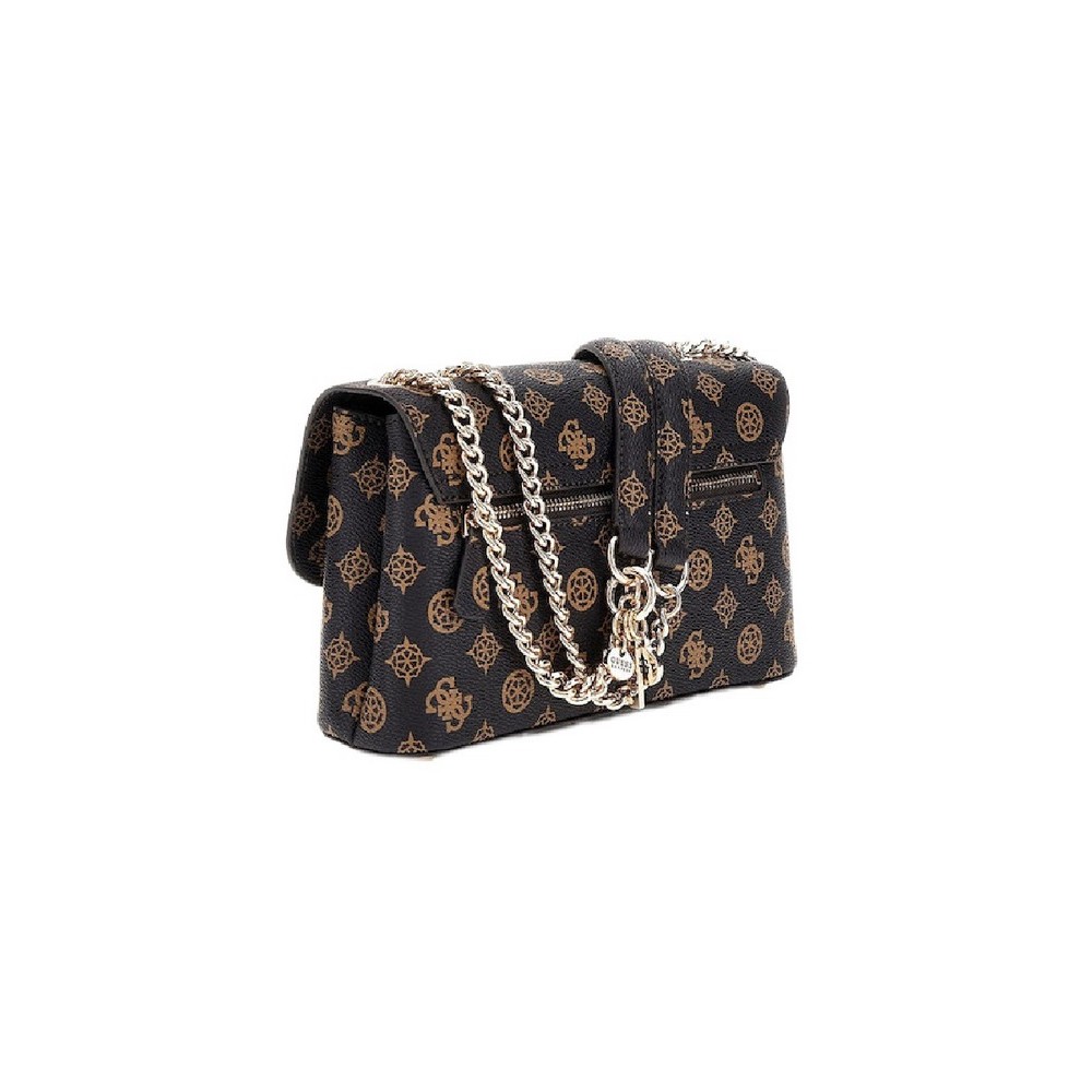 GUESS DARYNA II CNVRTBLE XBODY FLAP ΤΣΑΝΤΑ ΓΥΝΑΙΚΕΙΑ MOCHA