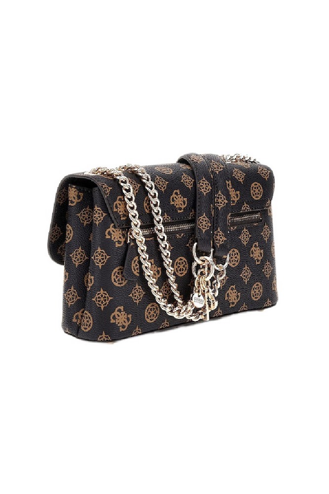 GUESS DARYNA II CNVRTBLE XBODY FLAP ΤΣΑΝΤΑ ΓΥΝΑΙΚΕΙΑ MOCHA