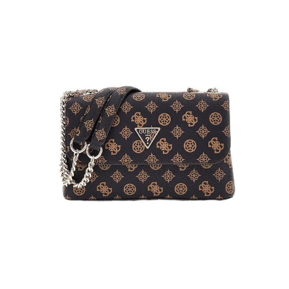GUESS DARYNA II CNVRTBLE XBODY FLAP ΤΣΑΝΤΑ ΓΥΝΑΙΚΕΙΑ MOCHA