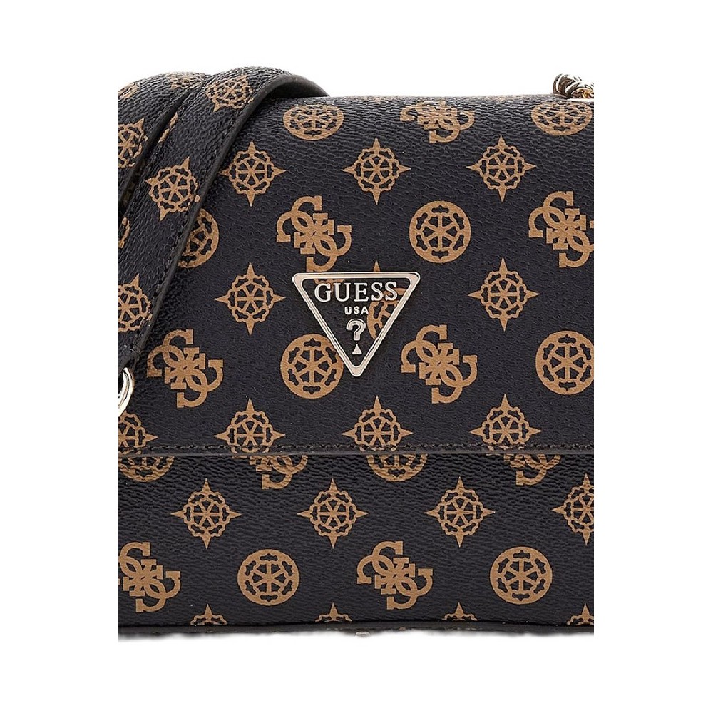 GUESS DARYNA II CNVRTBLE XBODY FLAP ΤΣΑΝΤΑ ΓΥΝΑΙΚΕΙΑ MOCHA