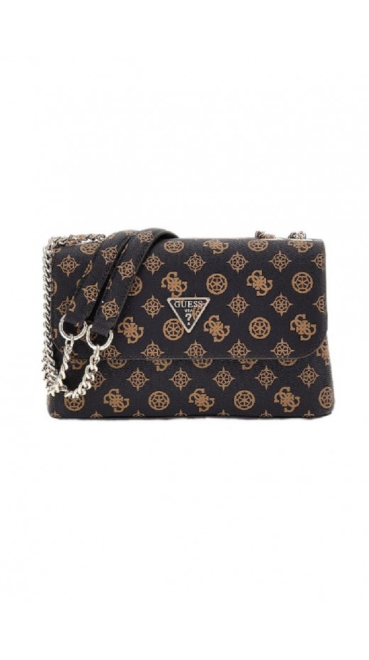 GUESS DARYNA II CNVRTBLE XBODY FLAP ΤΣΑΝΤΑ ΓΥΝΑΙΚΕΙΑ MOCHA