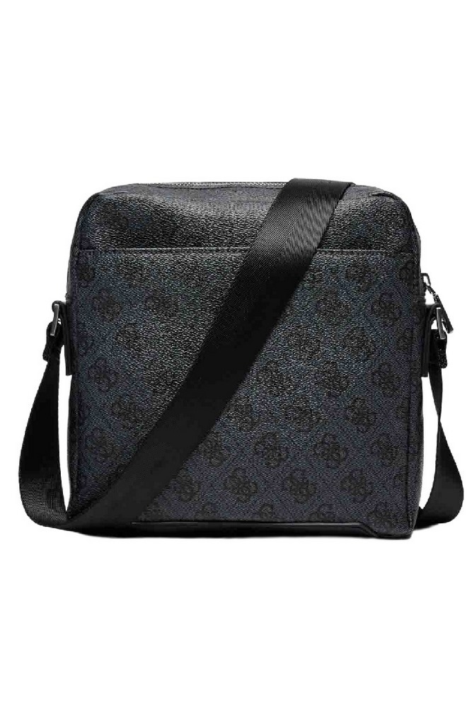 GUESS TORINO TOP ZIP CROSSBODY FLAT ΤΣΑΝΤΑ ΑΝΔΡΙΚΗ BLACK