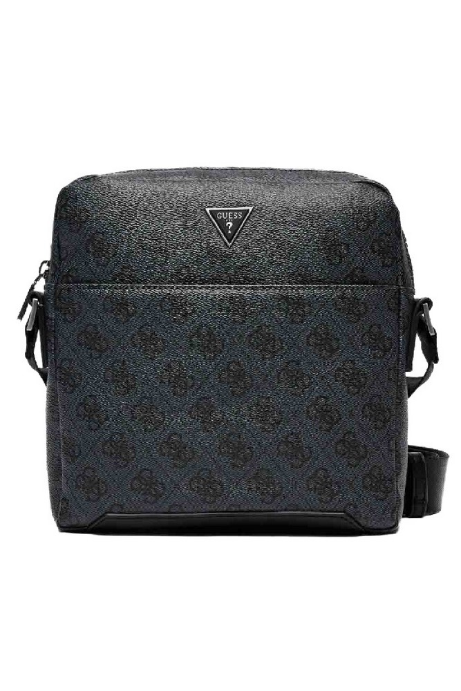 GUESS TORINO TOP ZIP CROSSBODY FLAT ΤΣΑΝΤΑ ΑΝΔΡΙΚΗ BLACK