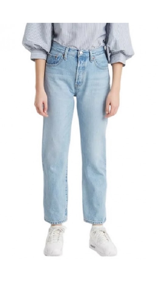 LEVI'S 501® CROP ΠΑΝΤΕΛΟΝΙ ΓΥΝΑΙΚΕΙΟ LIGHT INDIGO