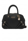 GUESS BRAMINA SMALL SATCHEL ΤΣΑΝΤΑ ΓΥΝΑΙΚΕΙΑ BLACK