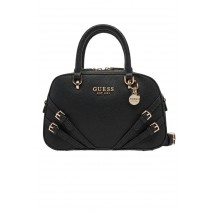 GUESS BRAMINA SMALL SATCHEL ΤΣΑΝΤΑ ΓΥΝΑΙΚΕΙΑ BLACK