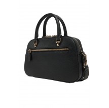 GUESS BRAMINA SMALL SATCHEL ΤΣΑΝΤΑ ΓΥΝΑΙΚΕΙΑ BLACK