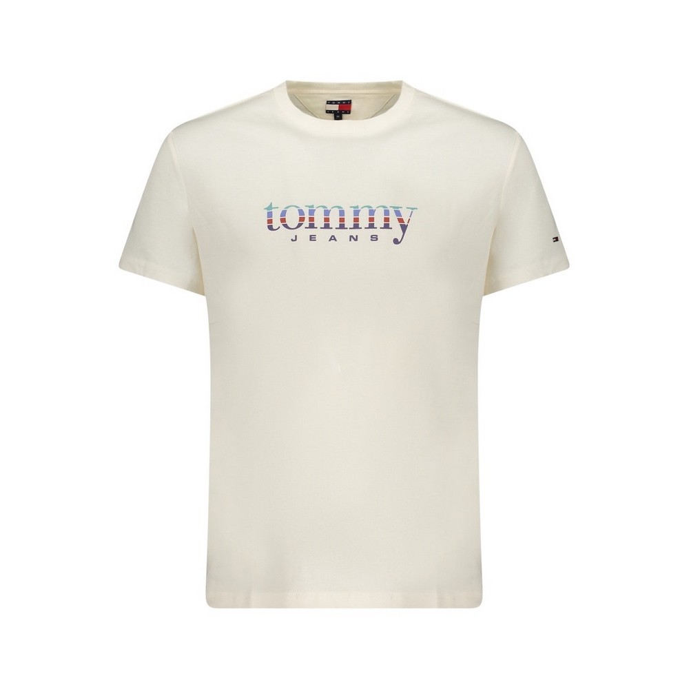 TOMMY JEANS SLIM ENTRY DNA T-SHIRT ΜΠΛΟΥΖΑ ΑΝΔΡΙΚΗ OFF WHITE