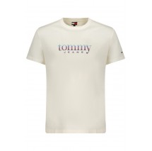 TOMMY JEANS SLIM ENTRY DNA T-SHIRT ΜΠΛΟΥΖΑ ΑΝΔΡΙΚΗ OFF WHITE