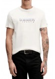 TOMMY JEANS SLIM ENTRY DNA T-SHIRT ΜΠΛΟΥΖΑ ΑΝΔΡΙΚΗ OFF WHITE