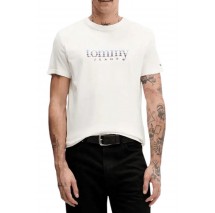 TOMMY JEANS SLIM ENTRY DNA T-SHIRT ΜΠΛΟΥΖΑ ΑΝΔΡΙΚΗ OFF WHITE