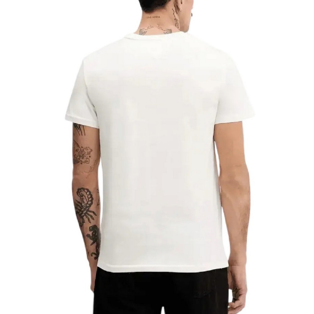 TOMMY JEANS SLIM ENTRY DNA T-SHIRT ΜΠΛΟΥΖΑ ΑΝΔΡΙΚΗ OFF WHITE