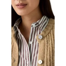 LEVIS® LUNA CARDIGAN ΖΑΚΕΤΑ ΠΛΕΚΤΗ ΓΥΝΑΙΚΕΙΑ BEIGE
