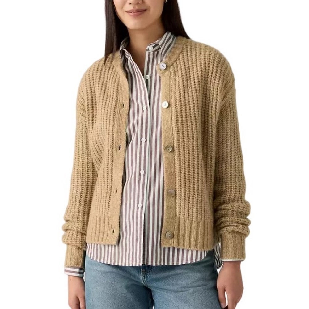 LEVIS® LUNA CARDIGAN ΖΑΚΕΤΑ ΠΛΕΚΤΗ ΓΥΝΑΙΚΕΙΑ BEIGE
