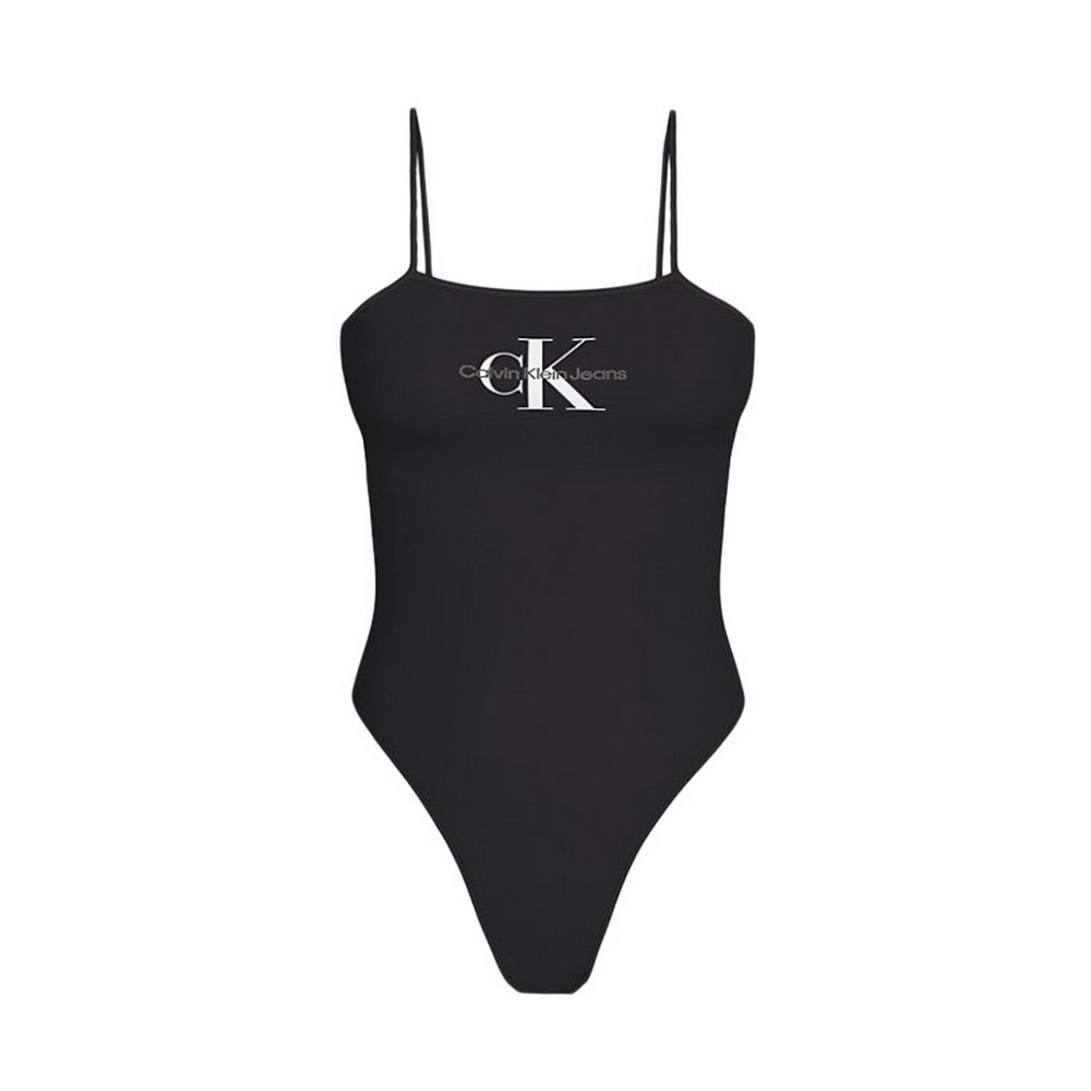 CALVIN KLEIN JEANS MONOLOGO STRAPPY BODY ΚΟΡΜΑΚΙ ΓΥΝΑΙΚΕΙΟ BLACK