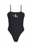 CALVIN KLEIN JEANS MONOLOGO STRAPPY BODY ΚΟΡΜΑΚΙ ΓΥΝΑΙΚΕΙΟ BLACK